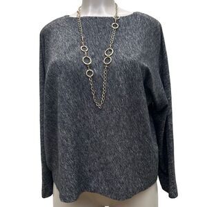Eileen Fisher Gray Crew Neck Sweater